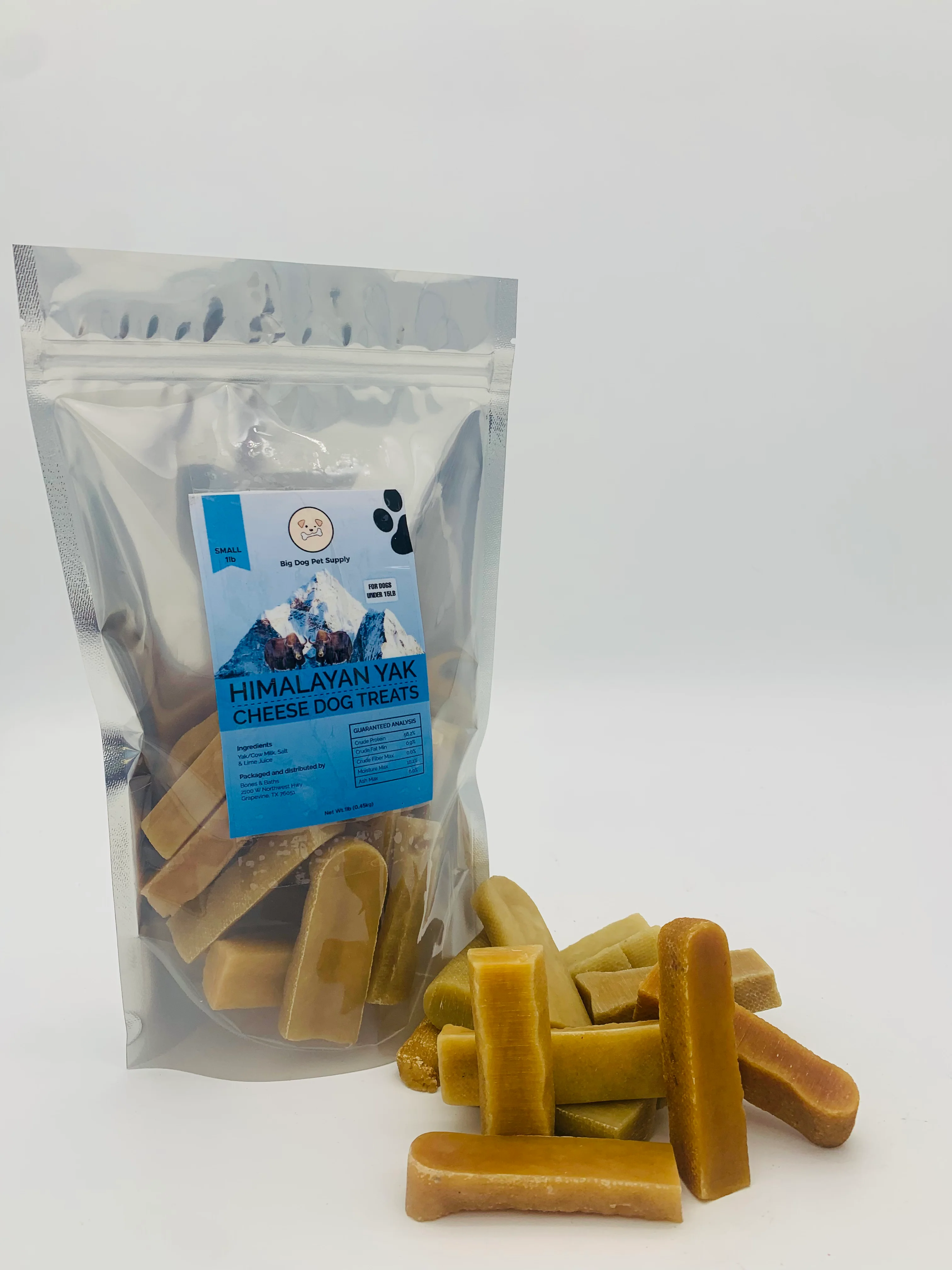 Big Dog Pet Supply Himalayan Yak Cheese Dog Treat-Small - Montcarl