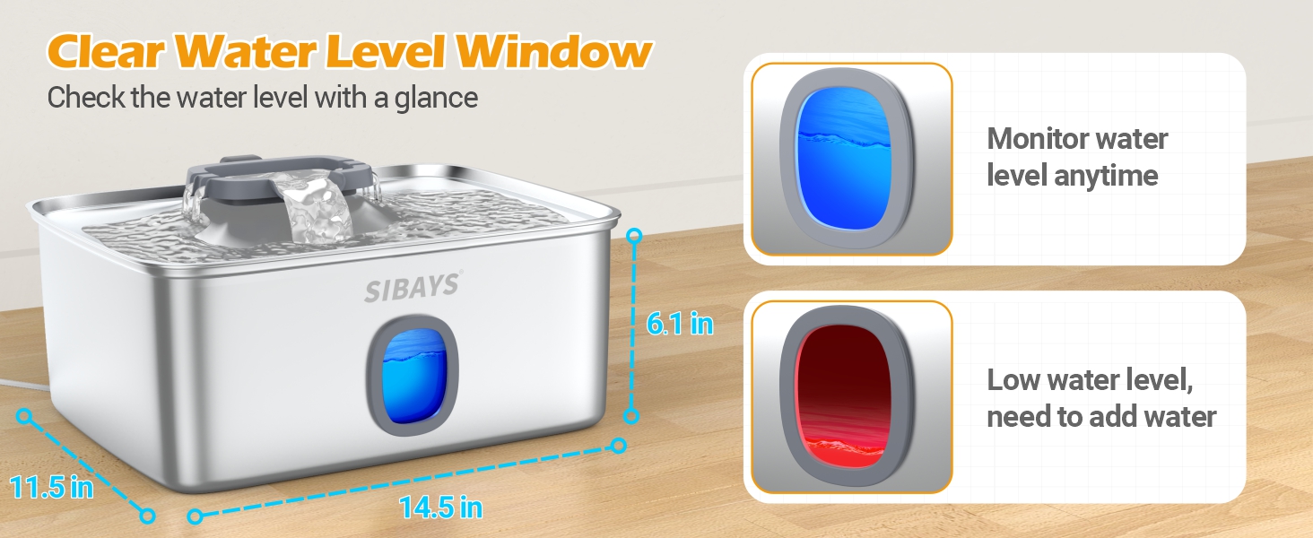 dog water fountain with led lights