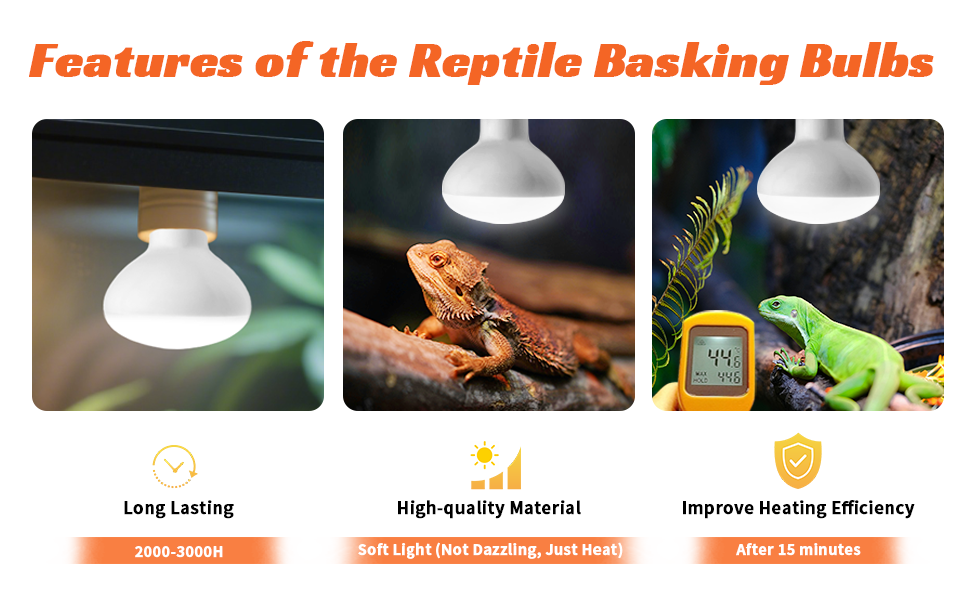 reptile heat lamp bulbs reptile heat bulb basking light for bearded dragon reptile heat light
